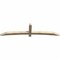 Ekena Millwork Bellingham Rough Sawn Timber Gable Bracket, Douglas Fir, 96"W x 24"H x 4"D x 4"F, 6/12 Pitch GBW096X24X0404BEL00RDF - alternate 5